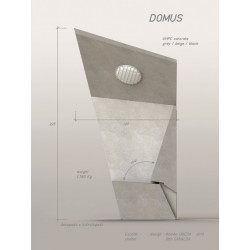 Domus - Bank/ Landschaftselement aus Beton