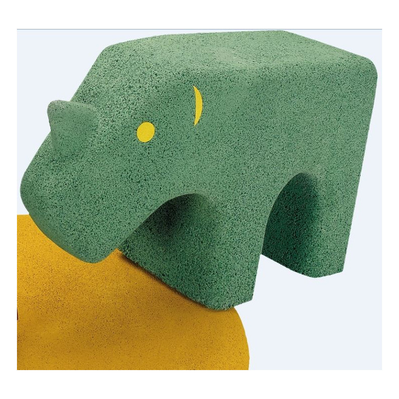 Nashorn - Tier aus Gummigranulat