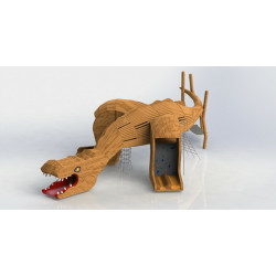 Modo - Themenspielgerät "Dinosaurier T-Rex" für Kletter- und Rutschspass