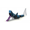 Modo - Jeu à thème "Requin" avec filets à grimper et toboggan
