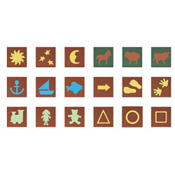 Plaques avec symboles