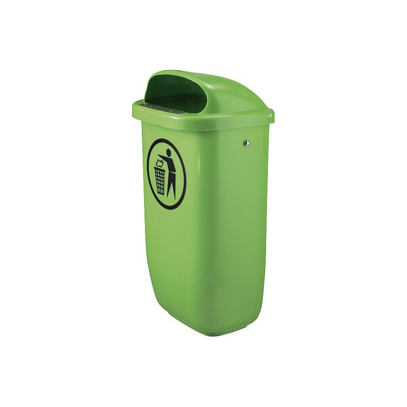 Tip Top Grün - Kunststoff-Abfallbehälter
