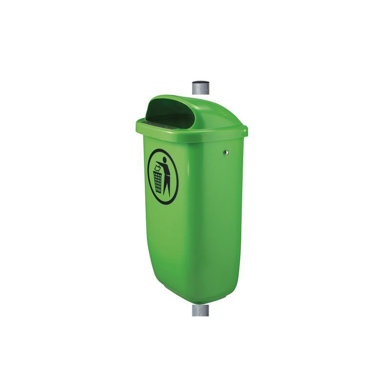 Tip Top - Kunststoff-Abfallbehälter mit Pfosten