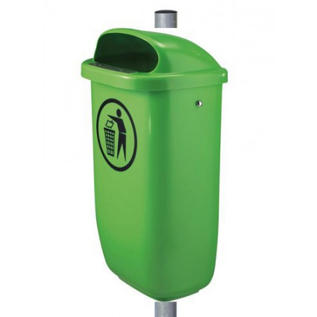 Tip Top - Kunststoff-Abfallbehälter mit Pfosten