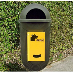 BRAVO Street - Smily distributeur avec réceptacle à ordures, vert