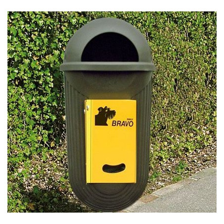 BRAVO Street - Smily Dispenser mit Abfallbehälter, grün