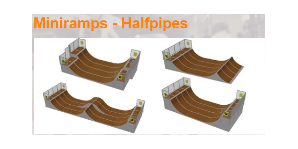 Miniramps-Halfpipes