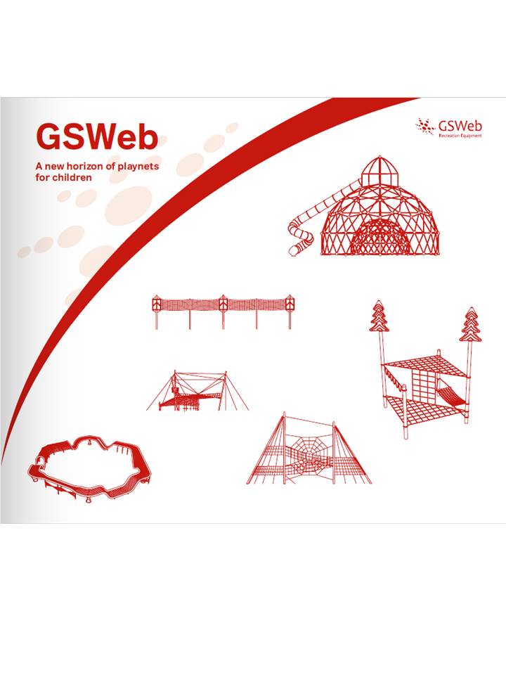 Netz-Spielgeräte für kreative Kinderspielplätze von GSWeb mit Kletternetzen, Seilpyramiden und Netztürmen,