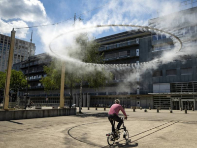 Künstliche Nebelwolke zur Abkühlung des Turbinenplatzes in Zürich in der Kritik