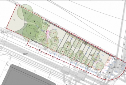 Projekt: Parkmobiliar von miramondo für die Grünanlage Hochstrasse, Stadt Basel