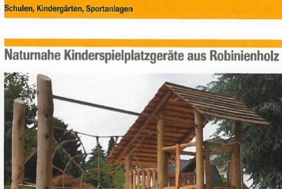 Naturnahe Kinderspielplatzgeräte aus Robinienholz - GTSM/ Einkaufsführer 2018